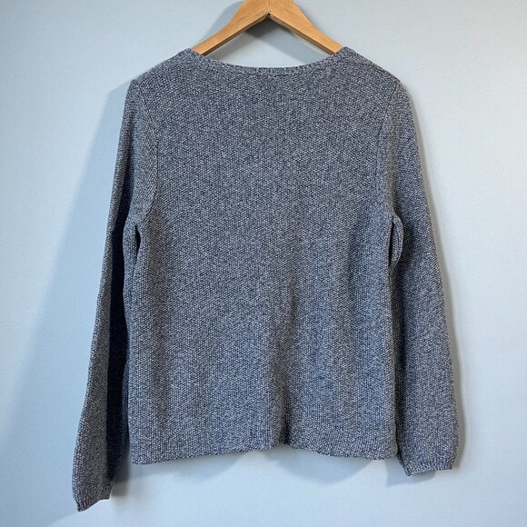 Camaieu vintage Cardigan Gray Blue size Medium - Picture 2 of 6